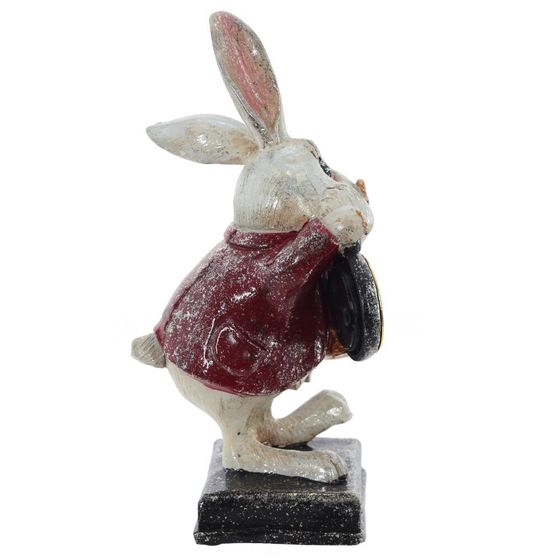 Фигурка декоративная &quot;Кролик&quot; с часами (LR44x1), L13 W13 H28 см