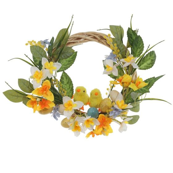 Изделие декоративное &quot;Венок пасхальный&quot;, L50 W42 H12 см
