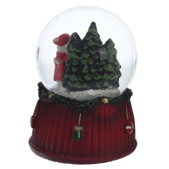 Фигурка декор в стекл шаре &quot;Дед Мороз&quot;, D 4.5 см, L5 W5 H6 см, 4в.