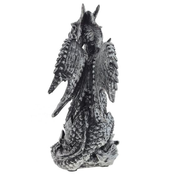 Фигурка декоративная &quot;Дракон с часами&quot; (ААх1), L18 W9,5 H21 см