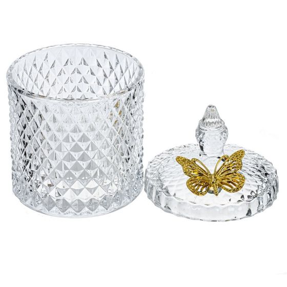 Шкатулка, L10,5 W10,5 H17 см