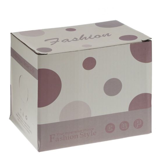 Кружка с крышкой, L6,8 W6,8 H10,8 см, цвет микс