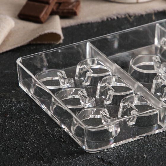 !09 Комплект из 2-х штук - Форма для шоколада и конфет «Астрал», 14 ячеек, 20×12×2,5 см, ячейка d=3 см