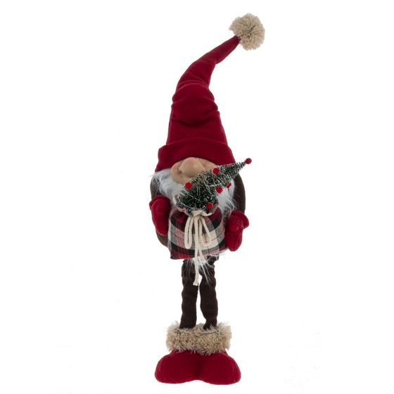 Игрушка набивная &quot;Гном&quot; (телескопические) (3xLR44), L21 W23 H78/35 см, 2в.