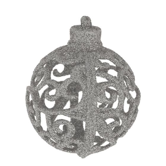 Набор из 3шт, Украшение новогоднее Шар &quot;Трио фэнтези&quot;, D8 см, L8 W8 H9 см