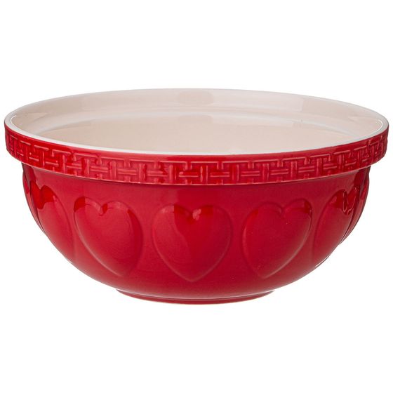 САЛАТНИК ДЛЯ СМЕШИВАНИЯ И СЕРВИРОВКИ  LEFARD &quot;KITCHEN PASSION&quot; 20,50 СМ КРАСНАЯ