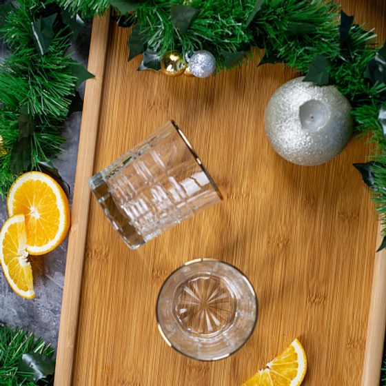 Стакан низкий ДАЛЛАС ГОЛД 2шт 300мл