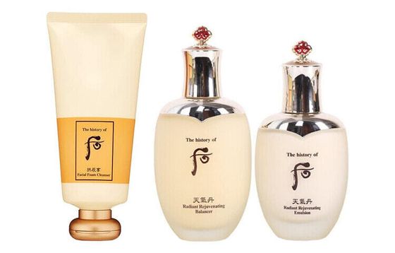 The History Of Whoo TQDan Hwasa Skincare Sets Tightening Hydrating Moisturizing And Hydrating Three-Piece Set