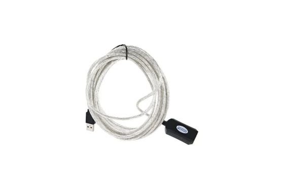 Адаптер Vcom USB2 AM-AF 5M USB2.0 А(m)/USB А(f) 5м серый/черный (VUS7049-5M)