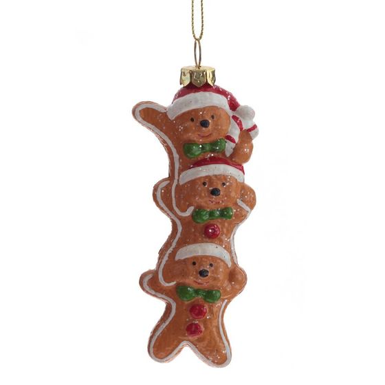 Украшение новогоднее &quot;Пряник&quot;, L5 W2,5 H12,5 см, 2в.