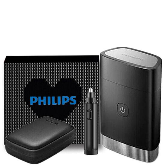 PHILIPS PQ888/06 Swivel Type Razors Stainless Steel Three Blades Electric Brand-New Black Blade Shaver Portable