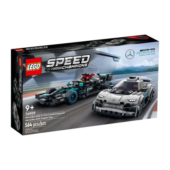 Конструкторы LEGO Mercedes-AMG F1 W12 E Performance и Mercedes-AMG Project One 76909