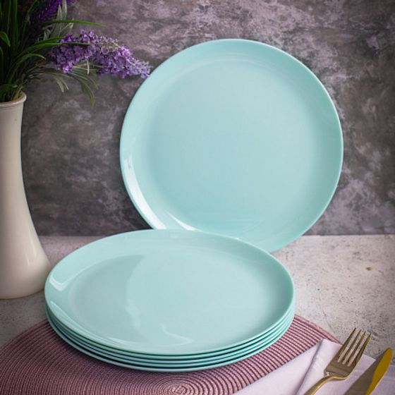 Столовый набор 18 предметов ДИВАЛИ ЛАЙТ ТЮРКУАЗ