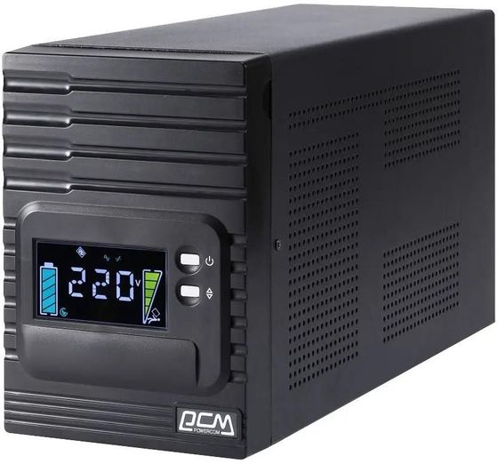 ИБП Powercom Smart King Pro+ SPT-1000-II LCD 800Вт 1000ВА черный