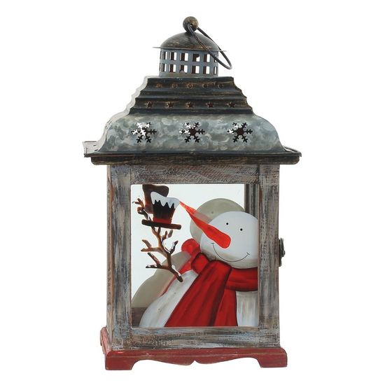 Фигурка декоративная &quot;Фонарик&quot;, L21 W21 H38,5 см