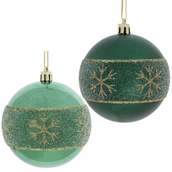 Набор из 12шт Украшение новогоднее &quot;Шар&quot;, D 8 см, L35 W27 H8,5 см
