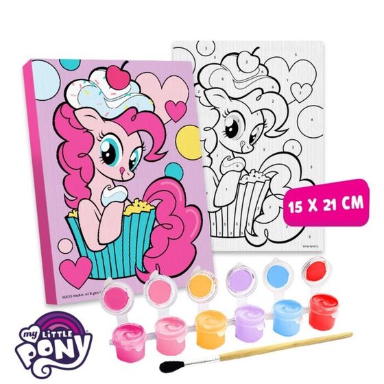 Картина по номерам для детей &quot;Пинки Пай&quot; 21х15 см, My Little Pony