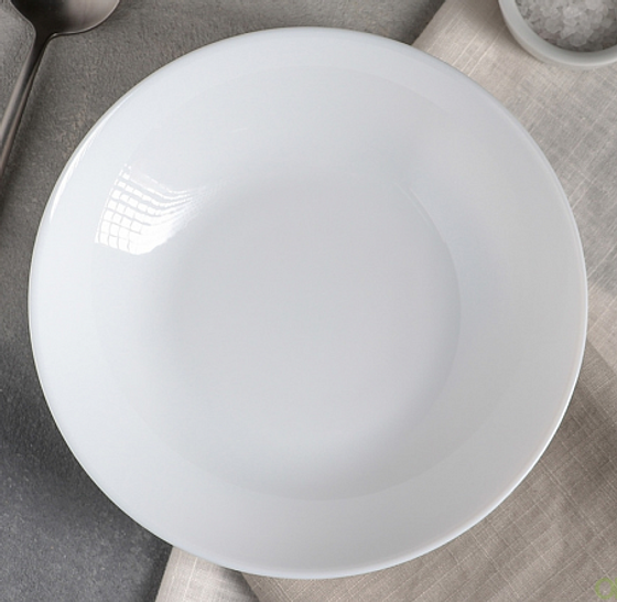 Тарелка суповая ЛИЛИ БЕЛЫЙ 20см