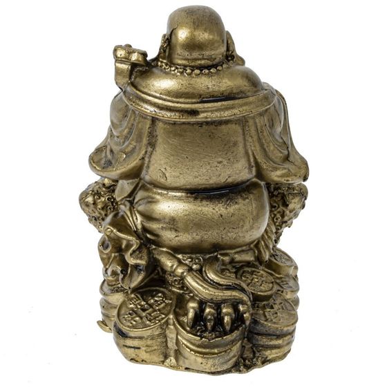 Фигурка декоративная &quot;Будда на денежной лягушке&quot;, L7,5 W5 H7,5 см