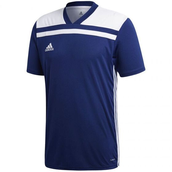 Мужская футболка спортивная синяя белая для футбола adidas M Regista 18 Jersey CE8966