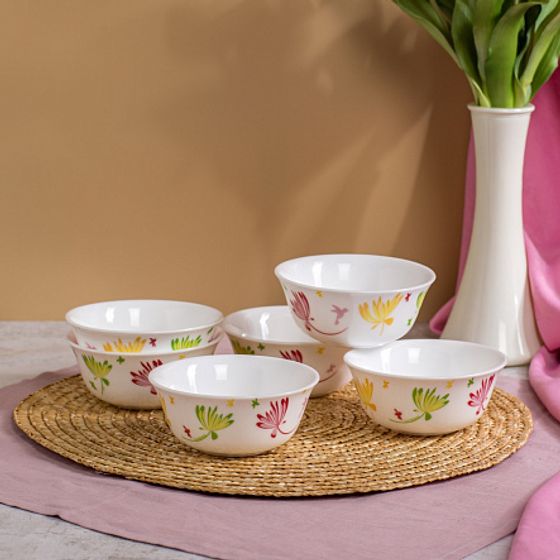 Столовый набор  КАРИН КРЕЙЗИ ФЛАУЭР 46 предметов