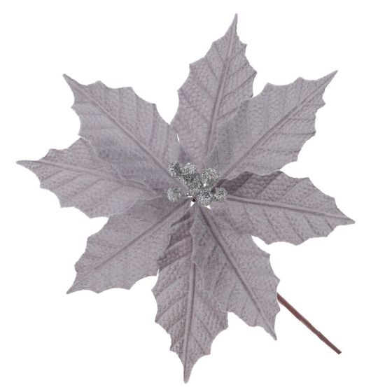 Цветок искусственный &quot;Пуансеттия&quot;, L25 W25 H27 см, 2в.