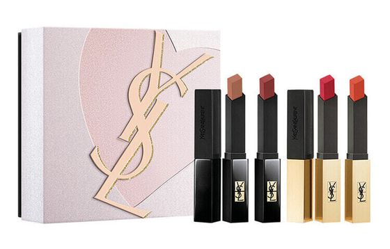 SAINT LAURENT 2022 Lip Makeup Box Makeup Sets Easy-to-Blend Long-Lasting Complexion Pack Of 4