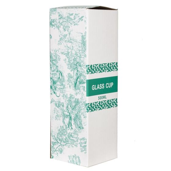 Бутылка, L6,5 W7 H22 см, 1 штука, дизайн микс