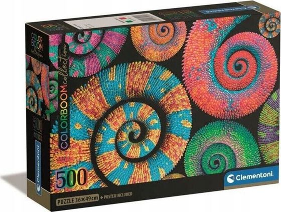 Clementoni Puzzle 500 elementów Compact Curly Tails