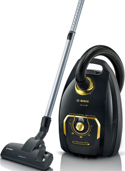 Пылесос Bosch BGL8GOLD мешок 2200Вт черный/золотистый