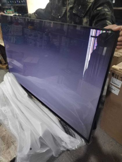 УЦЕНКА-Телевизор LED 55&quot; Hisense 55A6N черный 4K SmartTV VIDAA безрамочный-(разбита матрица, б/у)