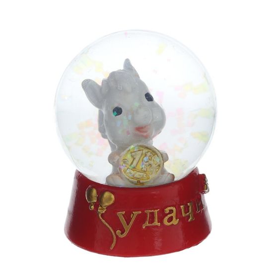 Фигурка декор в стекл шаре &quot;Лошадка&quot;, L4,5 W4,5 H5,5 см, 4в.