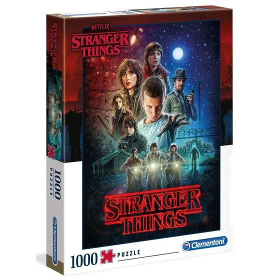 CLEMENTONI Stranger Things Poster Season 1 Puzzle 1000 pieces