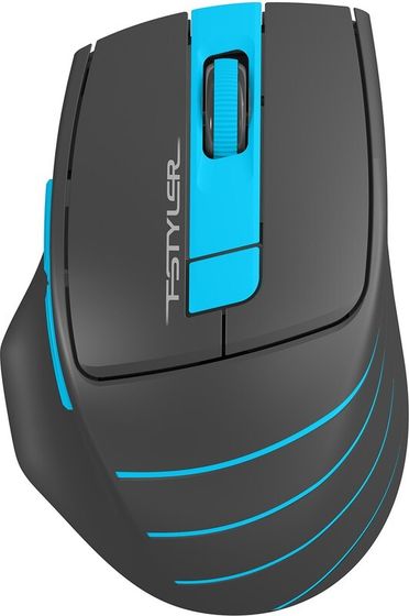 Мышь A4Tech Fstyler FG30S серый/синий оптическая беспров. (2000dpi) (FG30S BLUE)