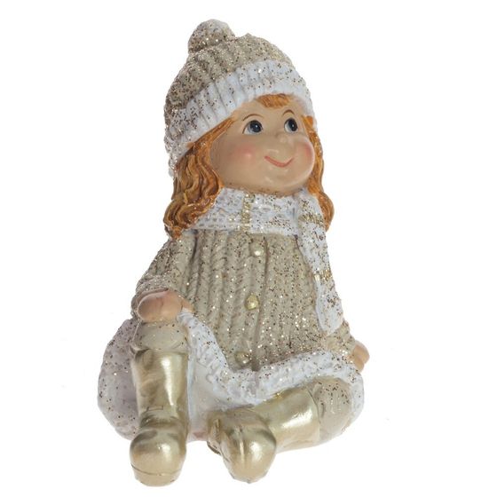 Фигурка декоративная &quot;Мальчик/Девочка&quot;, L7,5 W5 H5,5 см, 2в.