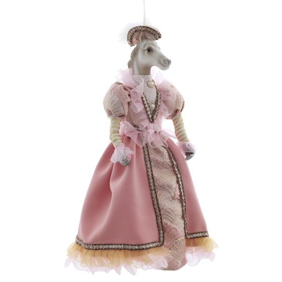 Игрушка набивная подвес &quot;Лошадь&quot;, L15 W9 H37/22 см