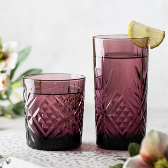 Стакан низкий ЗАЛЬЦБУРГ ЛИЛАК ГОЛД 2шт 300мл