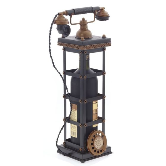 Подставка для бутылки "Телефон", L19,5 W11,5 H40,5 см