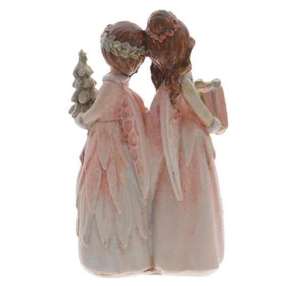 Фигурка декоративная &quot;Феи и снеговик&quot;, L6 W5 H10 см