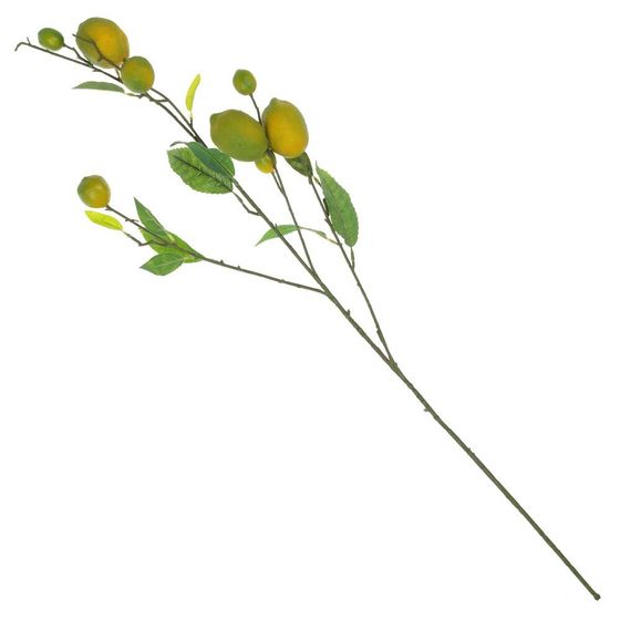 Ветка искусственная &quot;Лимон&quot;, L13 W13 H95 см