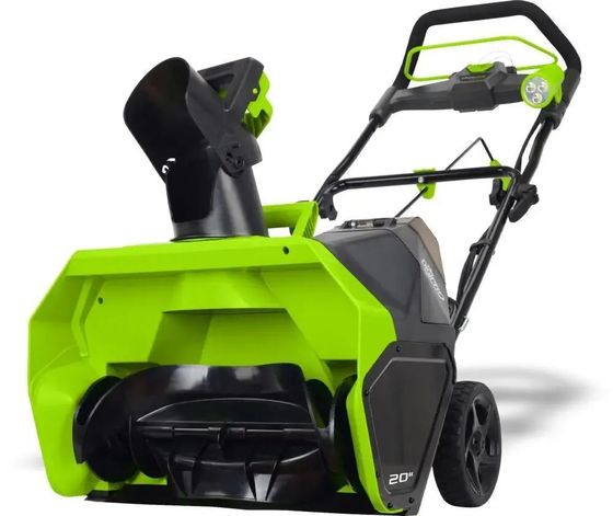 Снегоуборщик аккумуляторный GreenWorks GD40SB 40V 51*25см АКБ 4Ач и ЗУ (2600607)