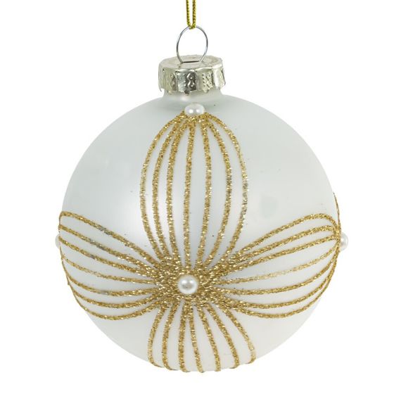 Набор из 12шт Украшение новогоднее &quot;Шар&quot;, D 8 см, L34 W25 H9 см