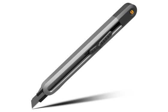 Технический нож &quot;Home Series Black&quot; Deli HT4009 ширина лезвия 9мм, эксклюзивный дизайн, корпус из высококачественного софттач пластика