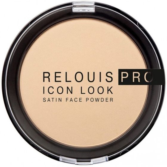 Пудра для лица Relouis Icon Look Satin Face Powder, тон № 01