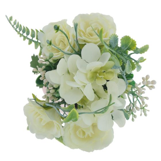 Цветочная композиция, L19 W15,5 H20,5 см, 1 штука, дизайн микс