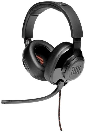 Гарнитура накладные JBL Quantum 300 проводные черный (JBLQUANTUM300BLK)