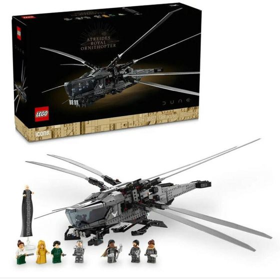 Lego 10327 Значки Дюна: Королевский орнитоптер Атрейдесов Разноцветный 1369 Предметов