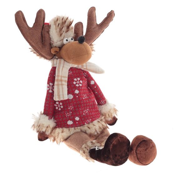 Игрушка набивная &quot;Олень&quot;, L37 W20 H58/32 см, 2в.
