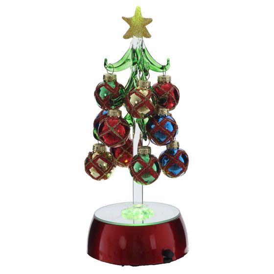 Изделие декоративное "Ёлка" с подсветкой (AAx3 н/п), L8,5 W8,5 H20 см