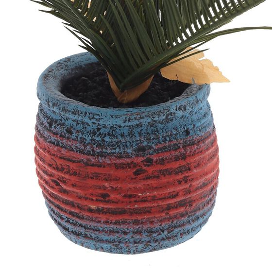 Цветочная композиция &quot;Пальма&quot;, L27 W23 H34 см, 3в.